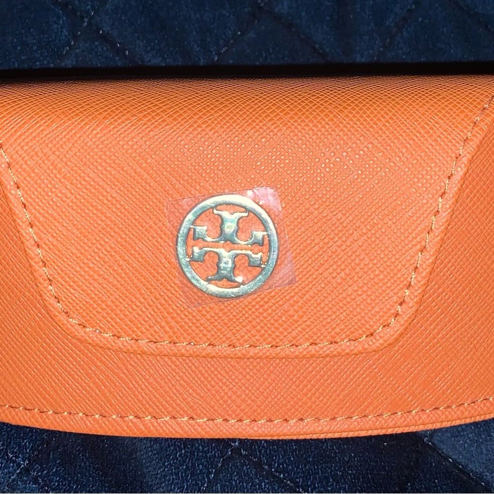 Tory Burch Orange Eyewear Case